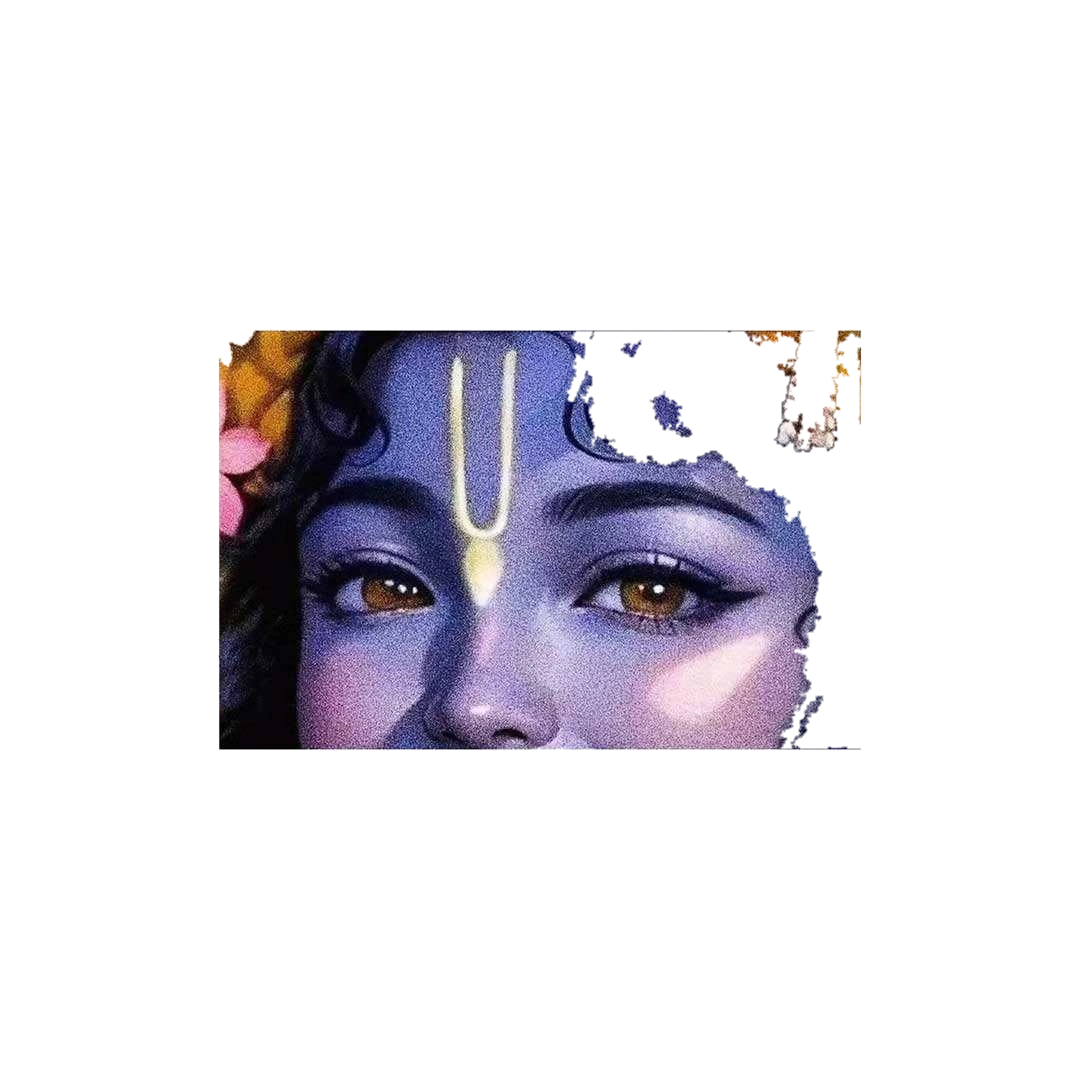 Krishna Eyes Sticker